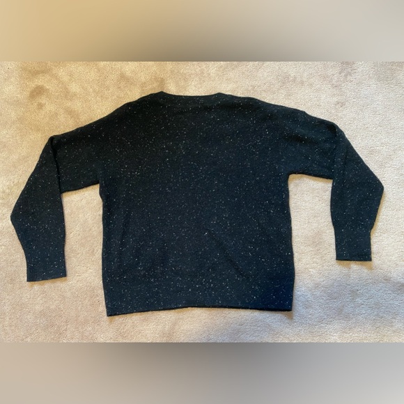 Madewell Women’s Cashmere Waflle Sweatshirt Sweater - Picture 2 of 5